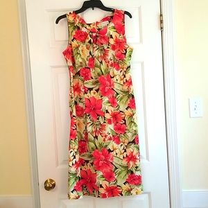 White Stag Sz 10 Floral Print Dress